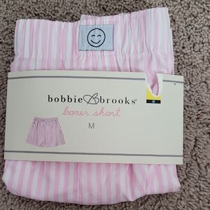 Bobbie Brooks Light Pink Striped Boxer Shorts